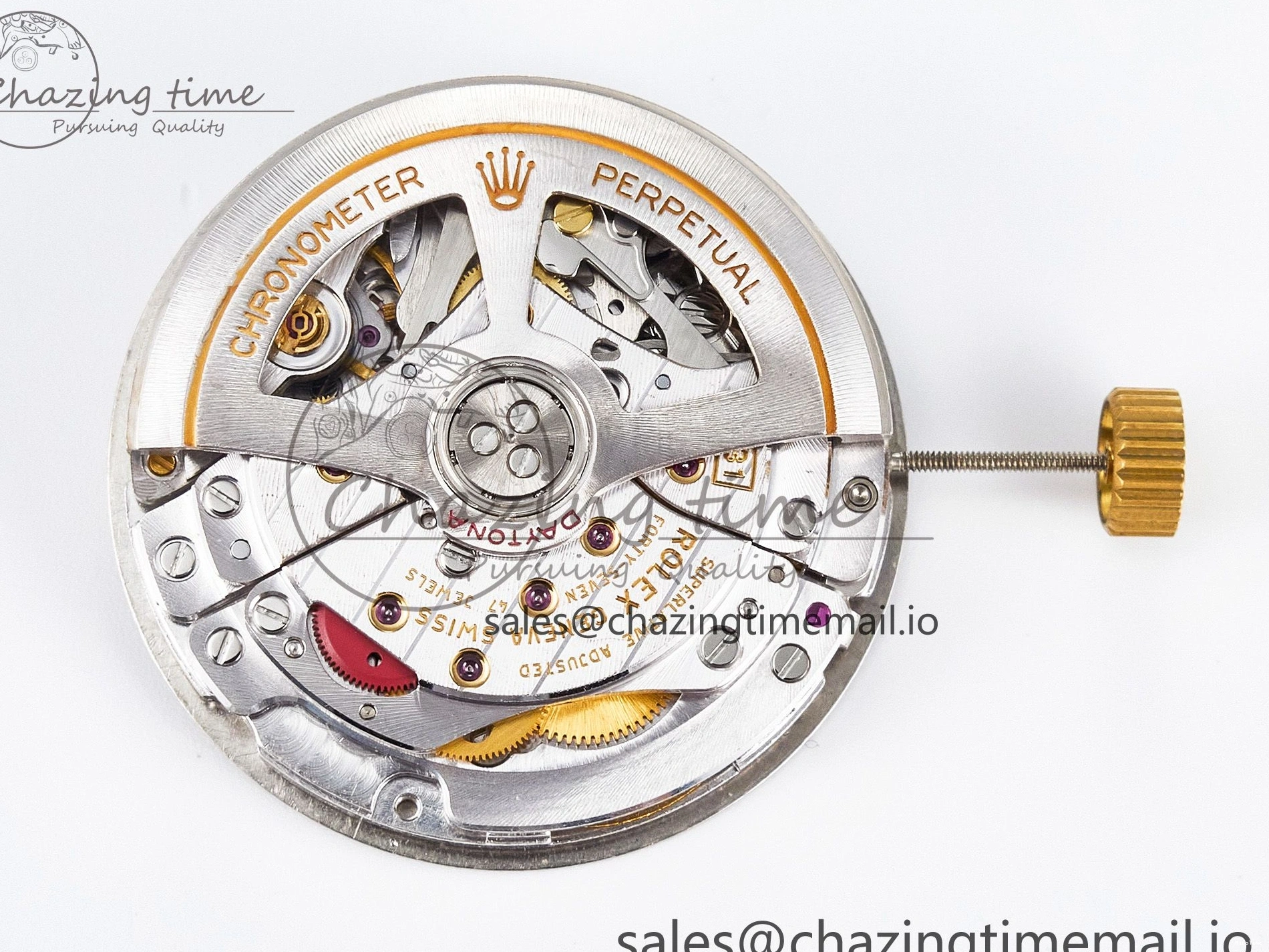 MiroTime 0401 Custom Modded Daytona DD4131 Super Clone 28800 VPH Automatic Movement (Silver Color) HighQuality 919